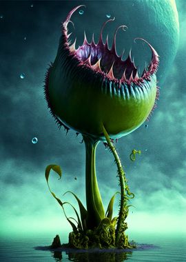 Carnivorous alien plant