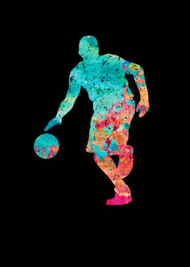 Basketballspieler  PopArt