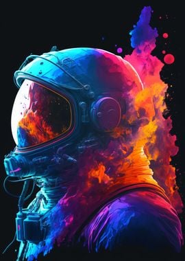 Astronaut in Flames