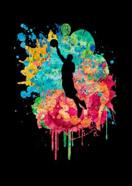 Basketballspieler  PopArt