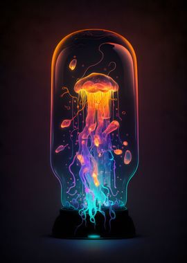 Jellyfish store lava lamps