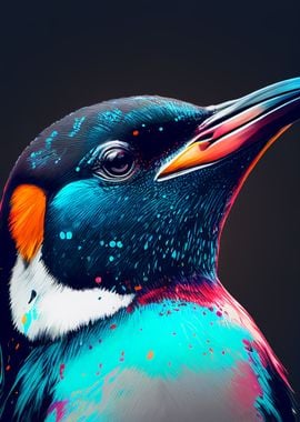 Penguin Animal Colorful