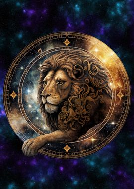 Leo Zodiac Poster