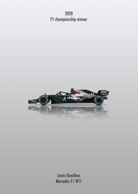 2020 Black Mercedes F1 W12