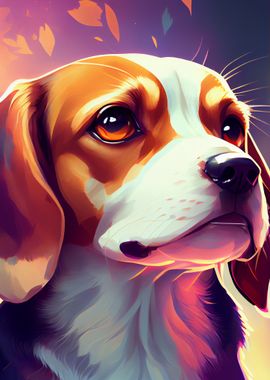 Beagle Colorful