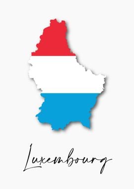 Luxembourg Country Map