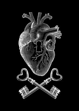 Keyhole Pirate Heart