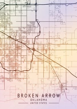 Broken Arrow  City Map