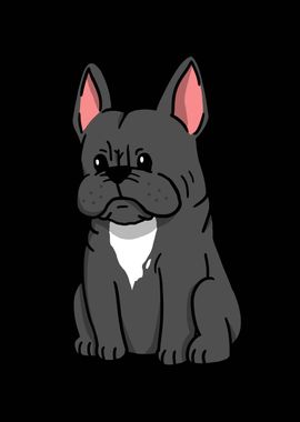 French Bulldog Cartoon 