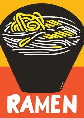 Minimal Ramen Poster