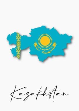 Kazakhstan Country Map