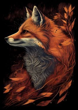 Fox Drawing