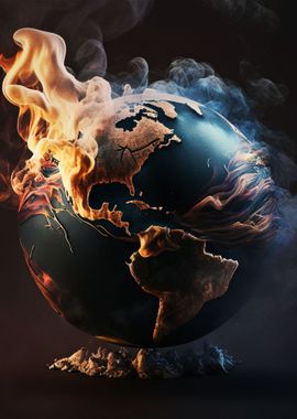 Wildfire smoke world