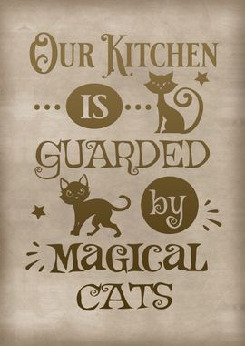 Magical cat kitchen