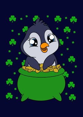 St Patricks Day Penguin