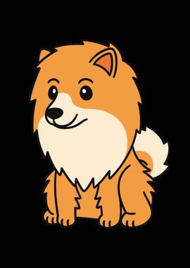 Pomeranian Cartoon