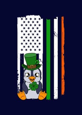 St Patricks Day Penguin