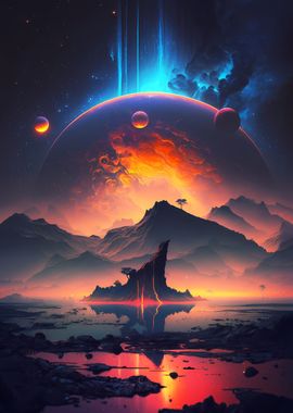 Planetary Vista Fantasy