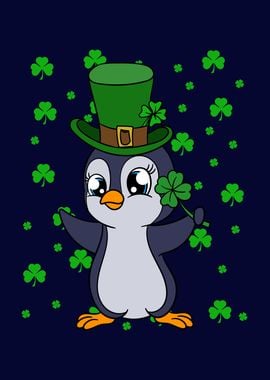 St Patricks Day Penguin