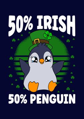 St Patricks Day Penguin