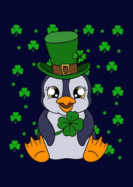 St Patricks Day Penguin