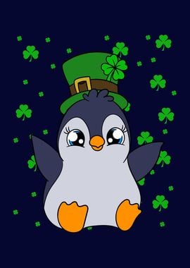 St Patricks Day Penguin