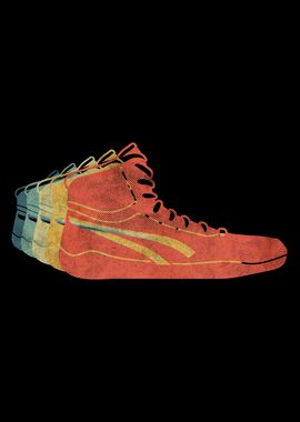 Wrestling Shoe Retro