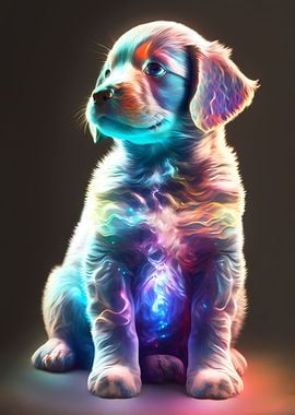 Cute Cosmic Puppy