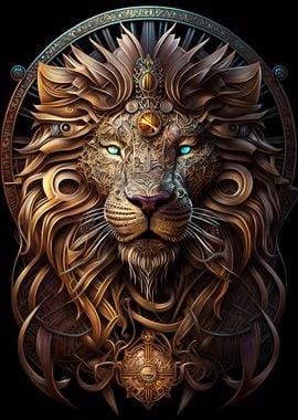 Mystical Cosmic Lion