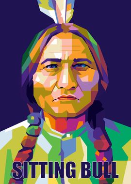 Sitting Bull Pop Art