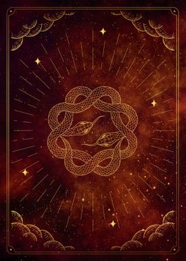 Tarot two snakes