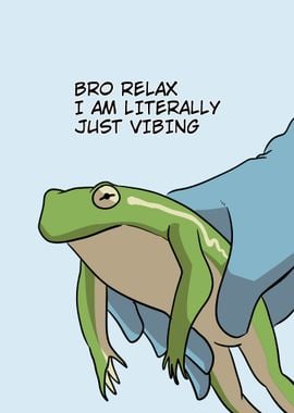 vibing frog