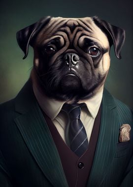 Pug Dog Suit