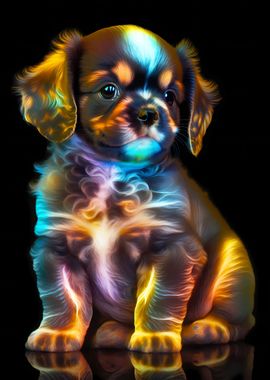 Cute Cosmic Puppy