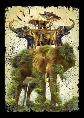 Fantasy African Elephant