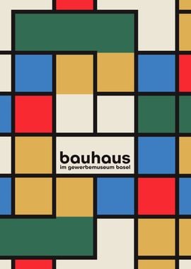 Geometric Bauhaus Poster