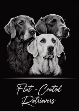 Flat Coated Retrievers