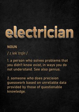 Electrician definition deals