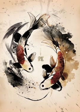 Dancing Koi Fish