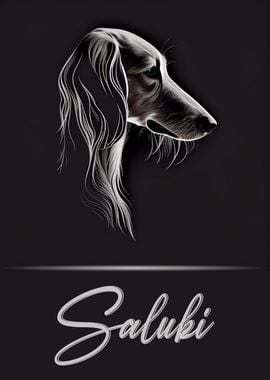 Saluki Portrait