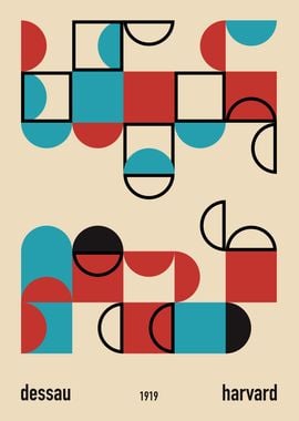 Bauhaus Abstract Shapes