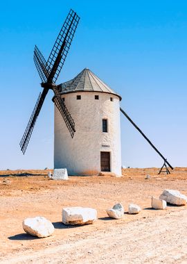 Windmill In Spain