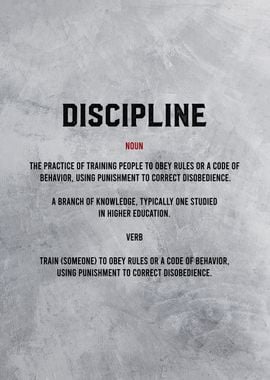 discipline