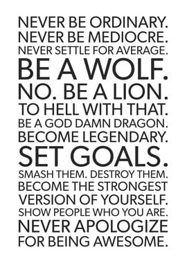 Be Legendary