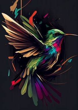 Hummingbird Colorful