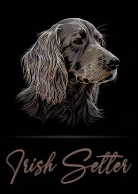 Irish Setter Portrait