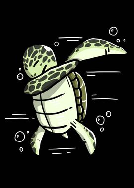 Sea Turtle Dabbing 