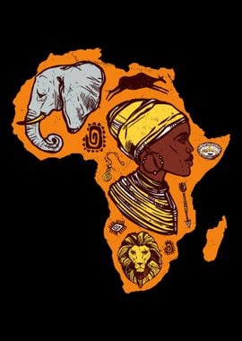 African Woman Elephant