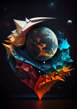 Planet in space