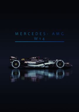 Mercedes AMG W14 F1 Car